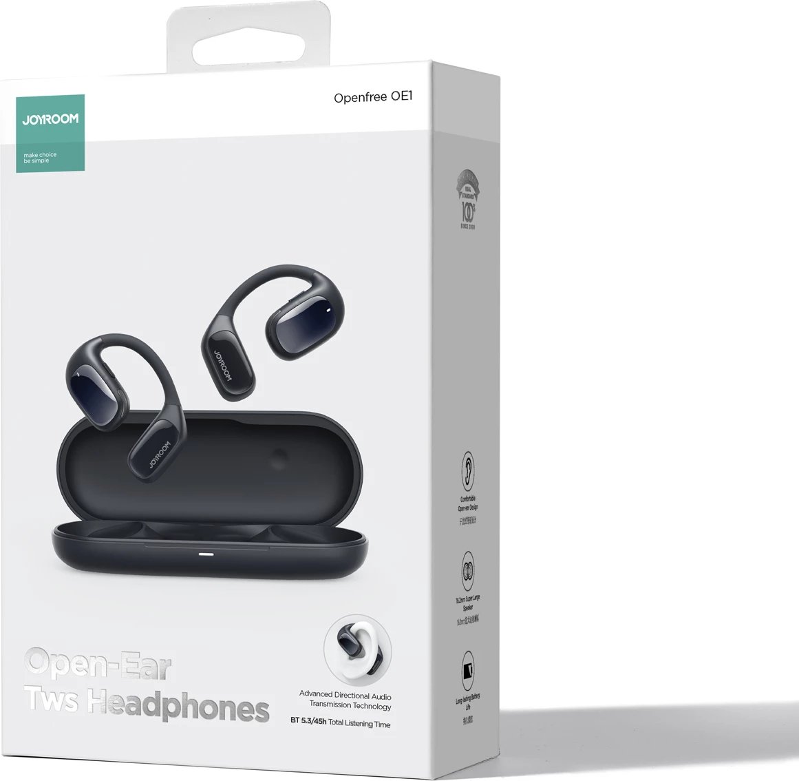 Kufje wireless Joyroom Openfree JR-OE1, on-ear, Bluetooth 5.3, 100 mAh, kaltër e errët