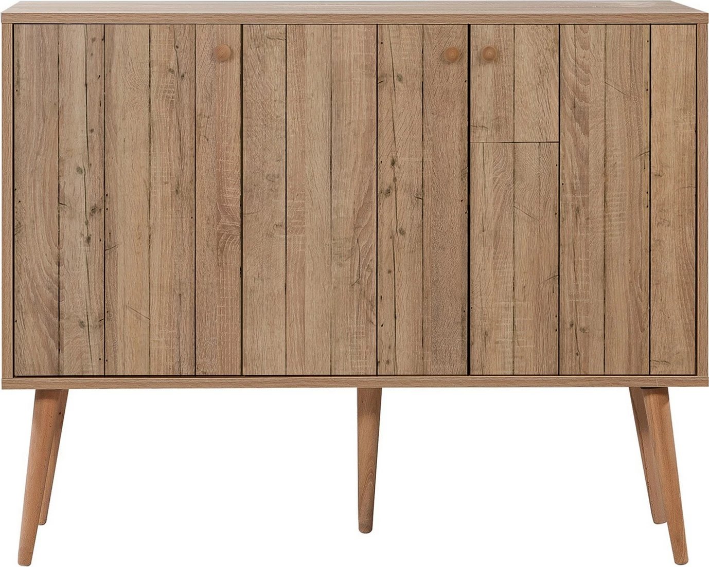 Konsol Hanah Home, Mega - 728, ngjyrë lisi Sonoma