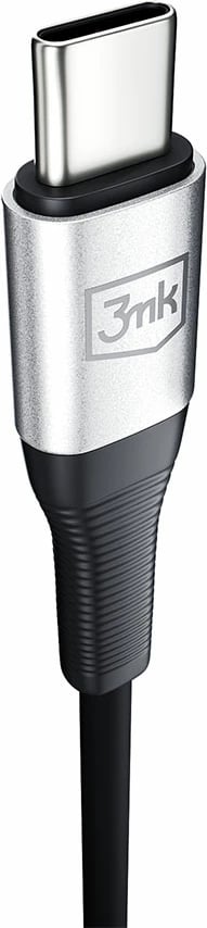 Kabllo AUX 3mk Protection USB-C në Jack 3.5 mm, 1m, e zezë Kabllo AUX 3mk Protection USB-C në Jack 3.5 mm, 1m, e zezë