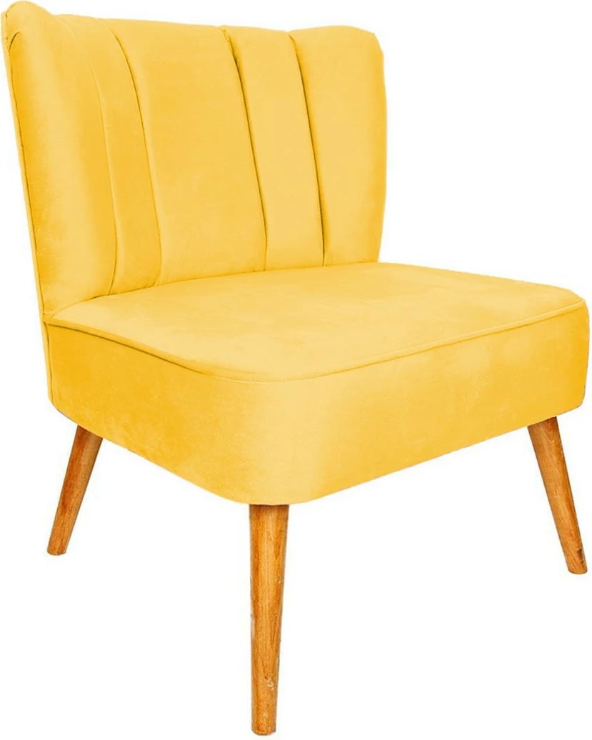 Karrige krahu Moon River, ngjyrë mustard, Atelier del Sofa