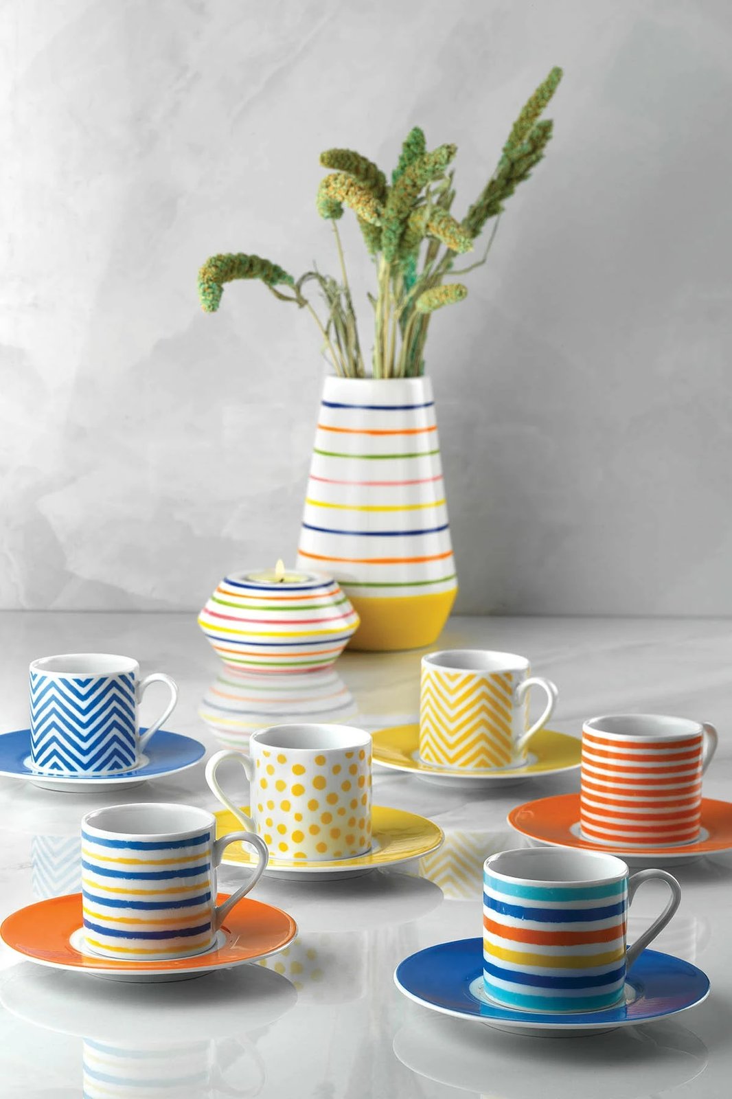 Set filxhanash kafeje, 12 copë, Hermia Concept, RU12KT42011334