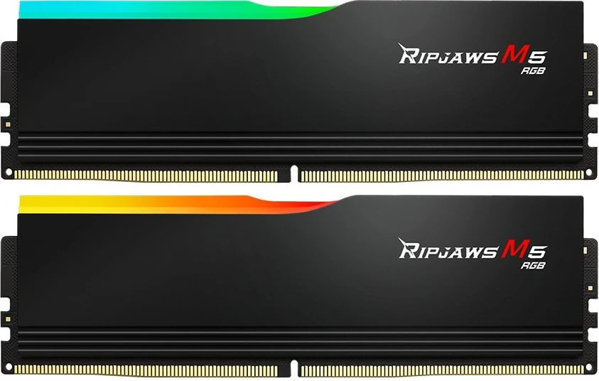 RAM Memorje G.Skill Ripjaws M5 RGB 64GB (2x32GB) DDR5 6400MHz, multikolor