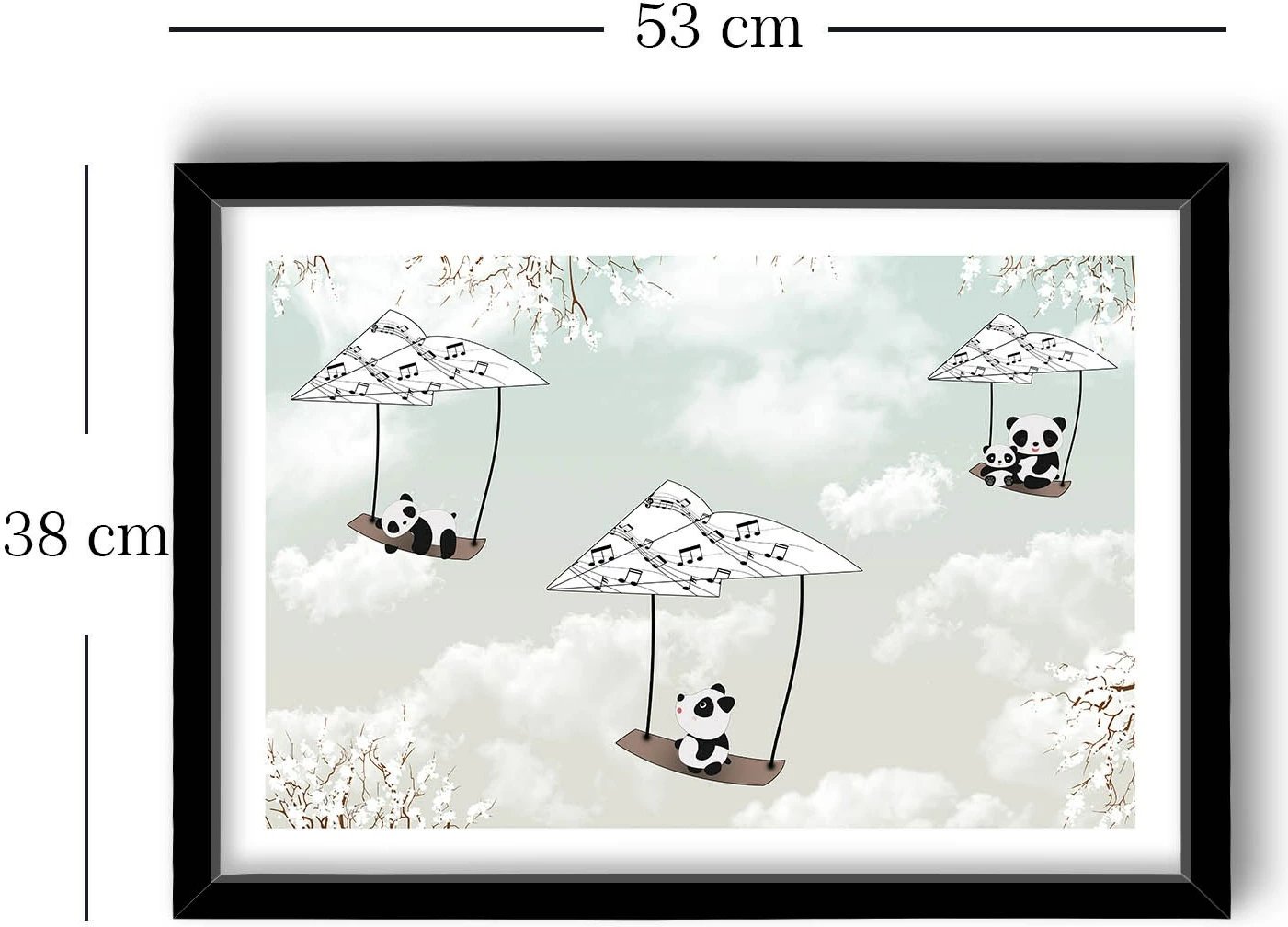 Pikturë dekorative me kornizë MDF, Wallity, 3853SCT-007, 38x53cm