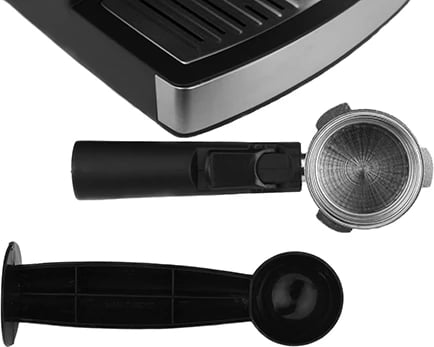 Aparat espresso, Mesko, MS 4403, 15 bar, 1.6L, 850W, inox, argjendtë