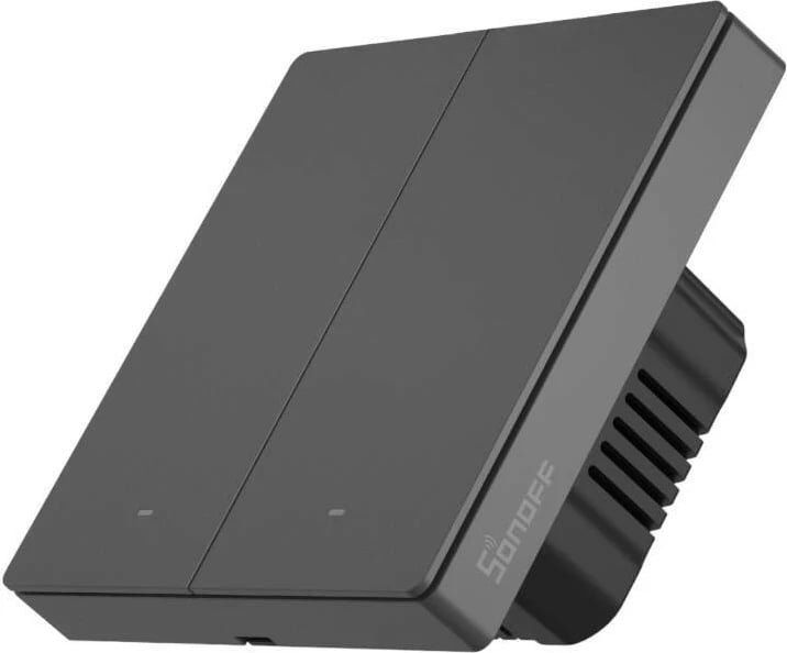 Switch Sonoff M5 2C, WiFi, 2-kanalësh, ngjyrë gri