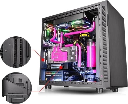 Kasë Thermaltake Suppressor F31 Tempered Glass, Midi Tower, e zezë