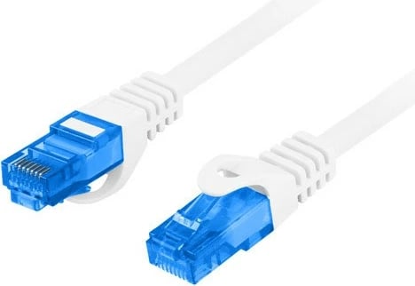Kabllo patchcord Lanberg, S/FTP CAT.6A, 20m, i bardhë