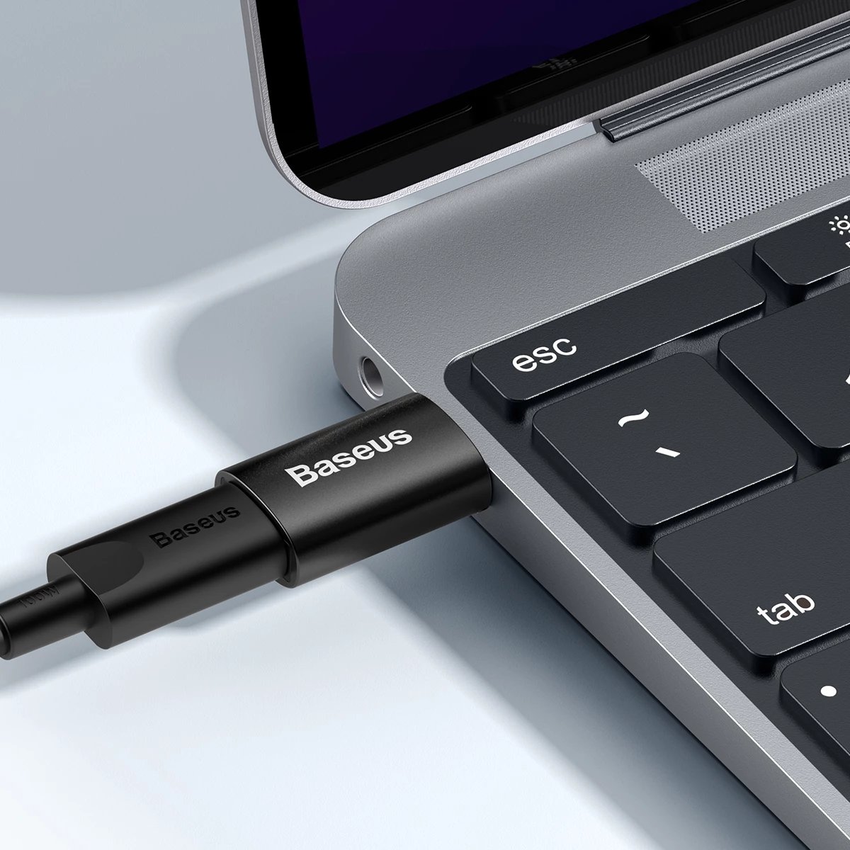 Adapter USB 3.1 OTG Baseus Ingenuity Series, USB-A në USB-C, i zi