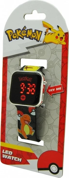Orë dore LED Pokemon Kids Euroswan POK4322, shumëngjyrëshe
