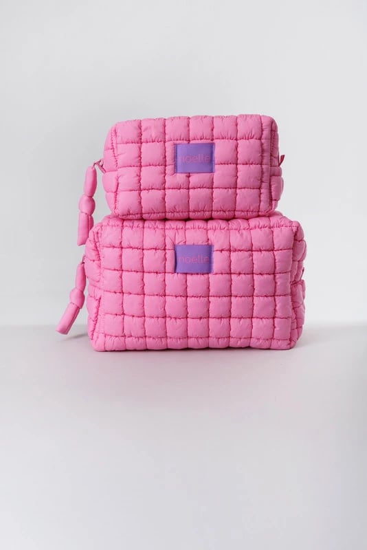 Noelle Cosmetic Bag Bubble Pop Pink