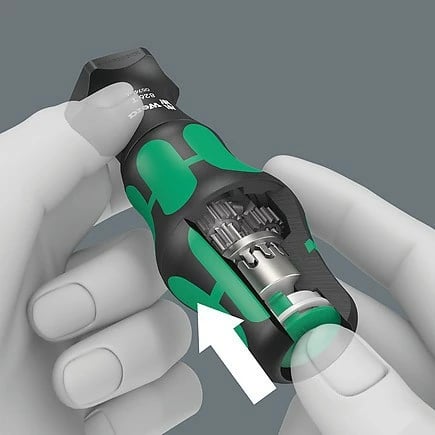 Drejtuse Turbo Wera 826 T Kraftform, 1/4 inch, 146mm