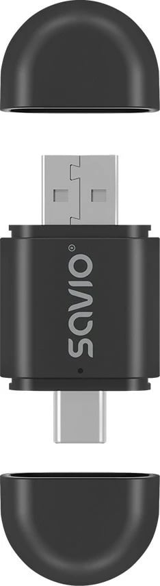 Adapter wireless për CarPlay & Android Auto Savio TR-17, i zi