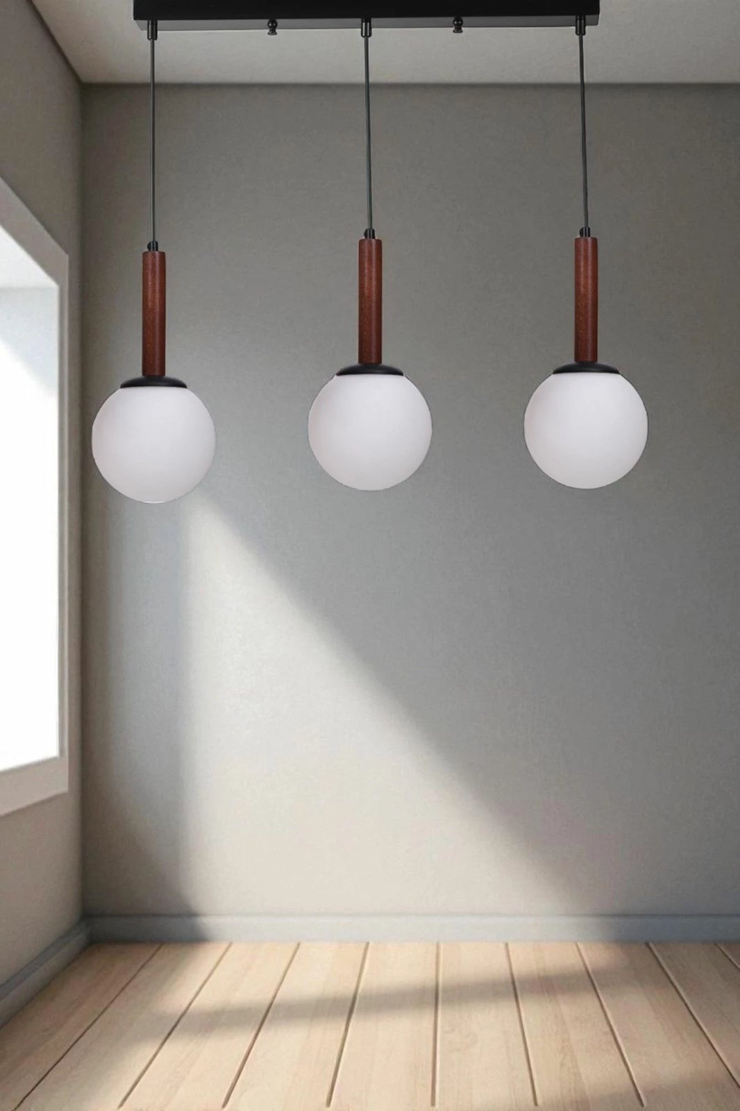 Llambë tavani Opviq, 9071-5, metal dhe xham, e bardhë, arre, e zezë