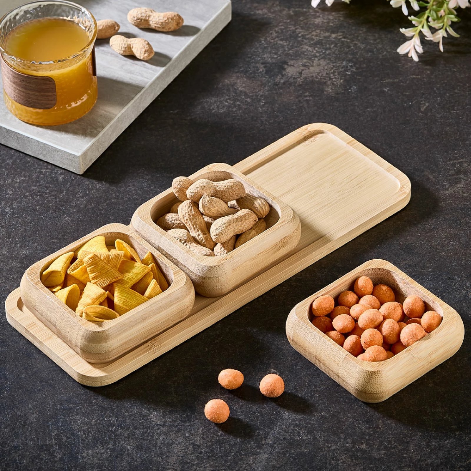 Set pjatash për meze (4 copë), Hermia Concept, Acero-32120