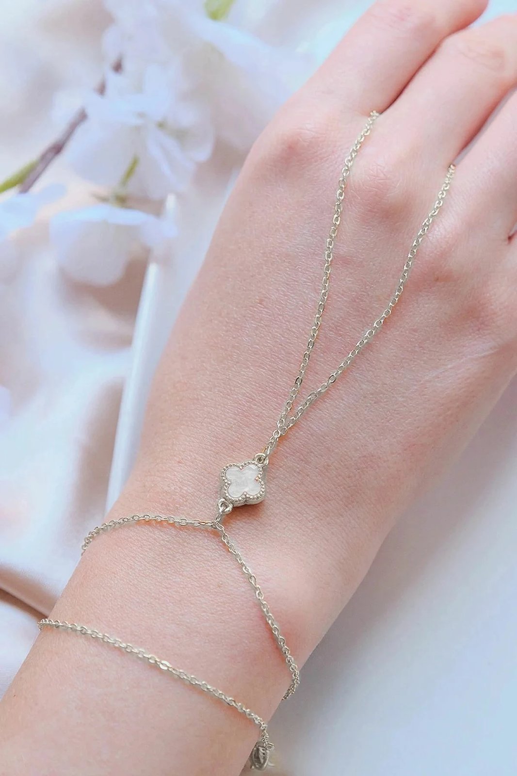 Byzylyk Jumeon, trup prej bronzi, gur zirkon, ngjyrë argjendi, 23 cm