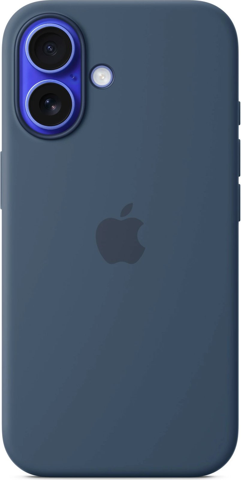 Mbështjellës silikon për iPhone 16 Apple, MagSafe, Denim