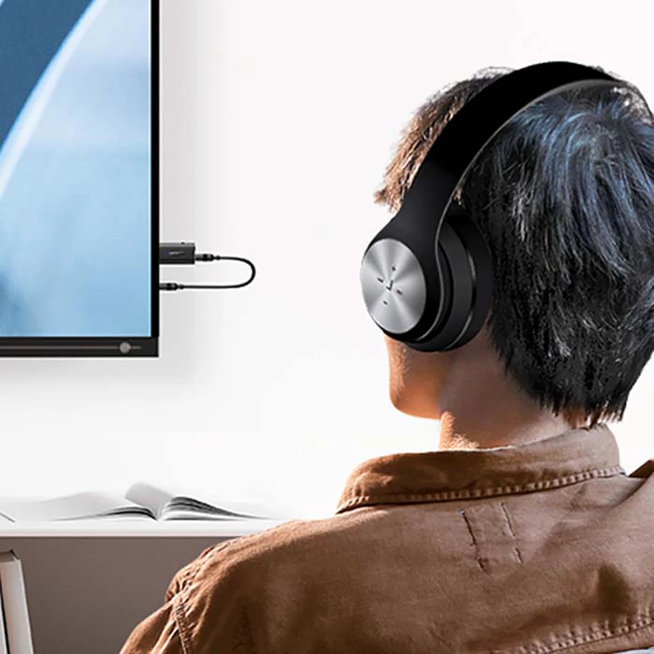 Adapter Bluetooth Ugreen CM523, 3.5mm mini jack, USB-A, i zi