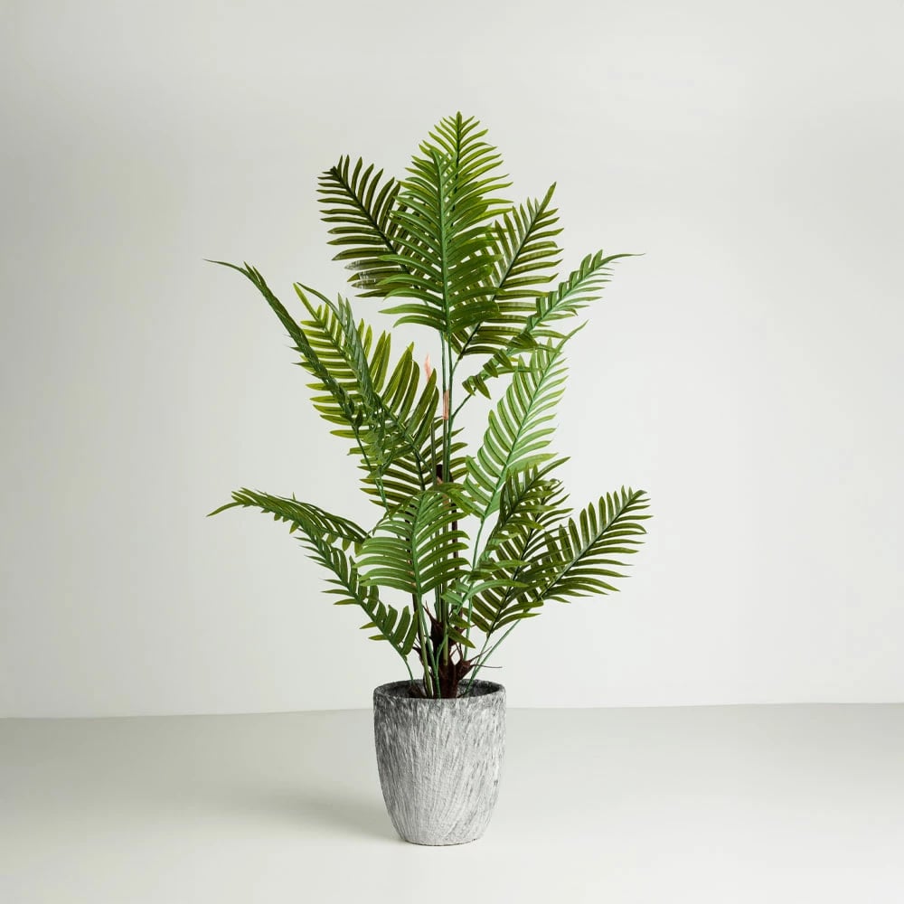 Set vazo VINSON, 3 copë, qeramikë, gri-bardhë, 30x30x31 cm