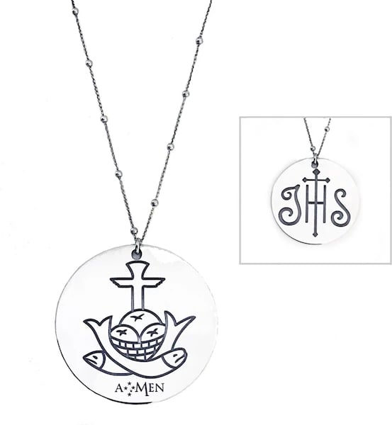 Varëse AMEN IHS PANI&PESCI GRANDE, unisex, argjend