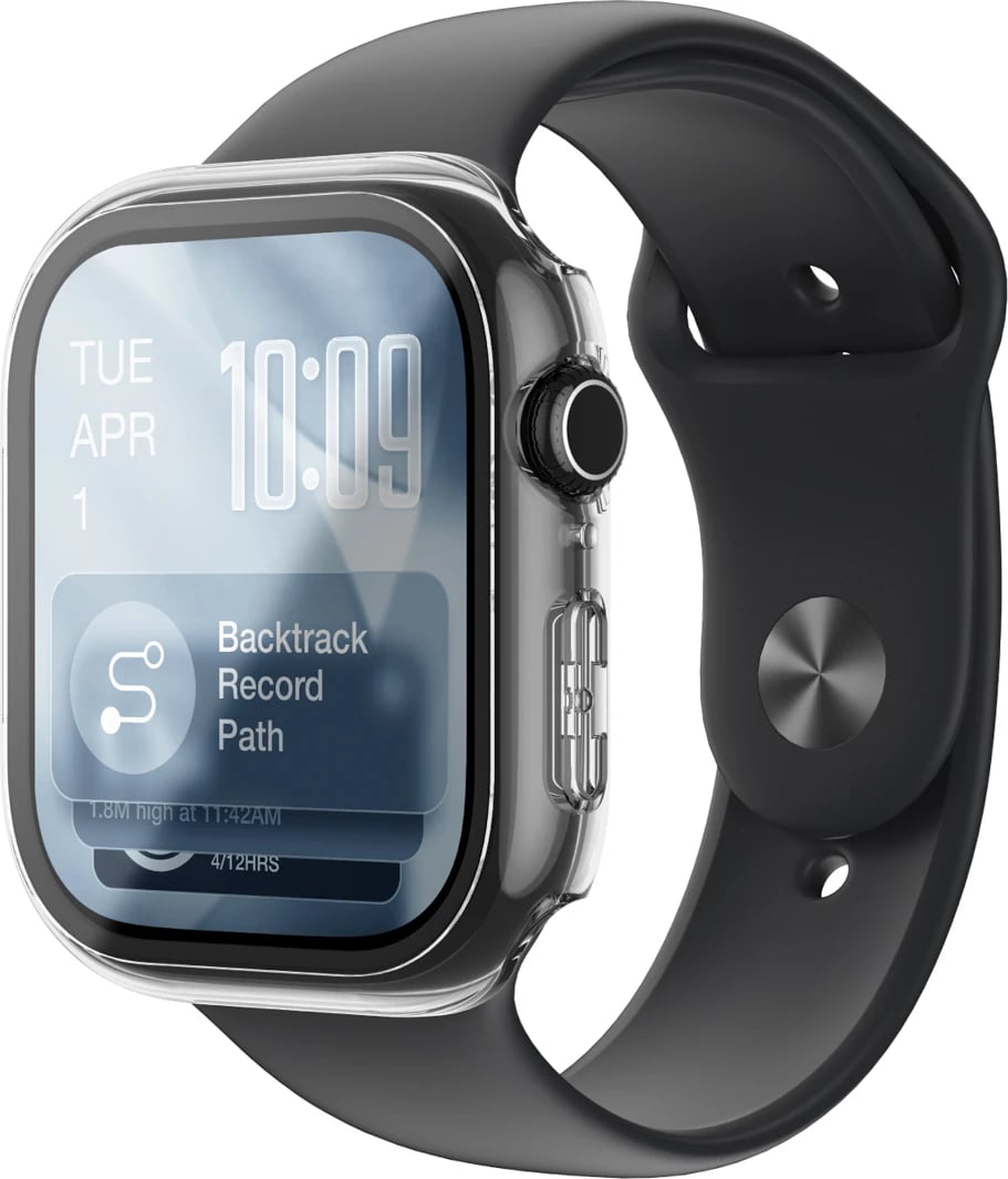 Mbështjellës me xham mbrojtës për Smartwatch, AmazingThing, Radix FullGuard, për Apple Watch Series 11 46mm, xham i temperuar 9H, ultra i hollë, transparent