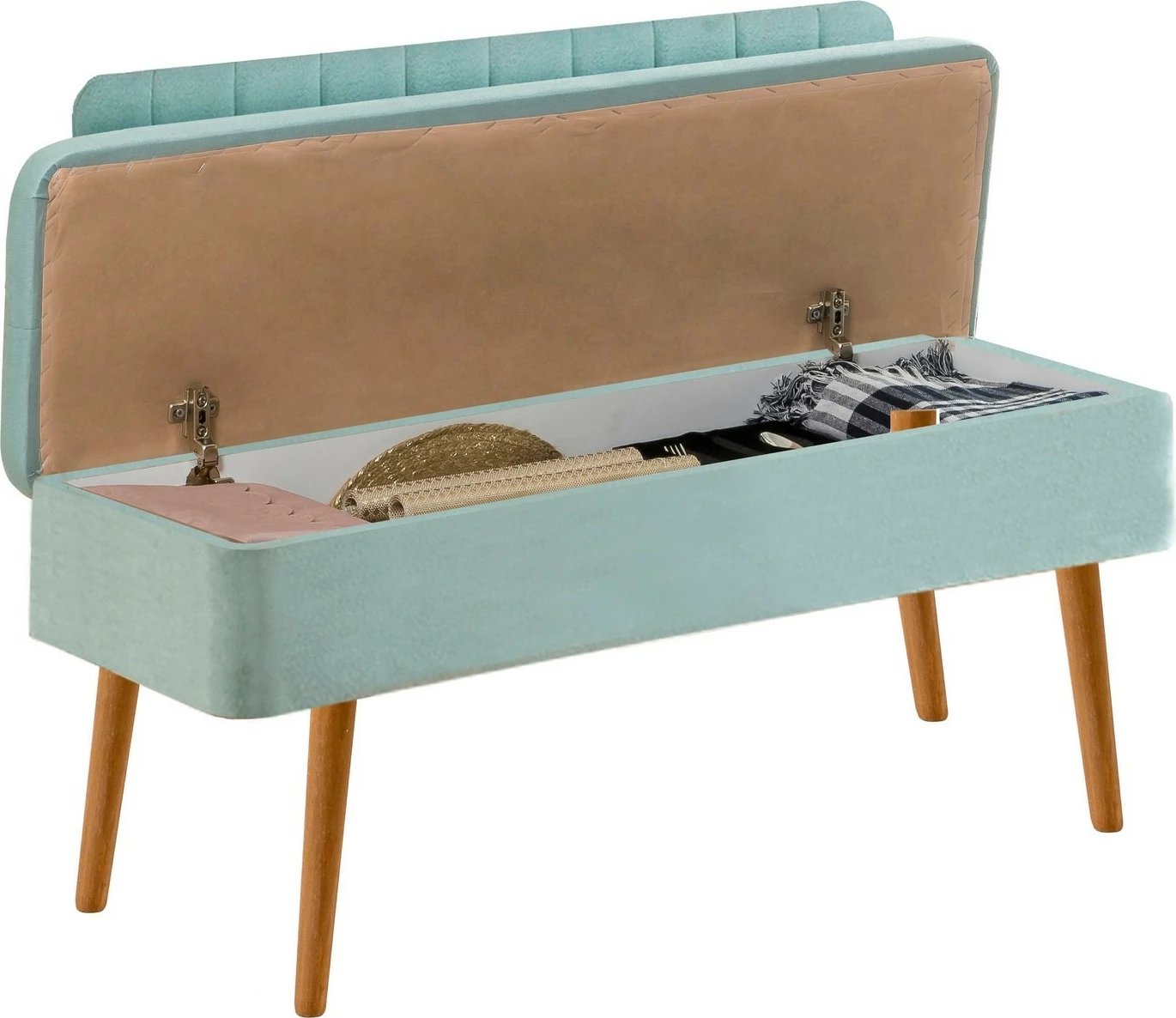 Bankë, ngjyrë Atlantic Pine dhe Jeshile Fësteku, Skye Decor, Vina 0400-1