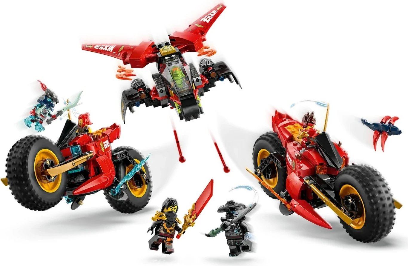 Set LEGO NINJAGO Ninja Combat Vehicle 71844 me 6 minifigura, 561 pjesë