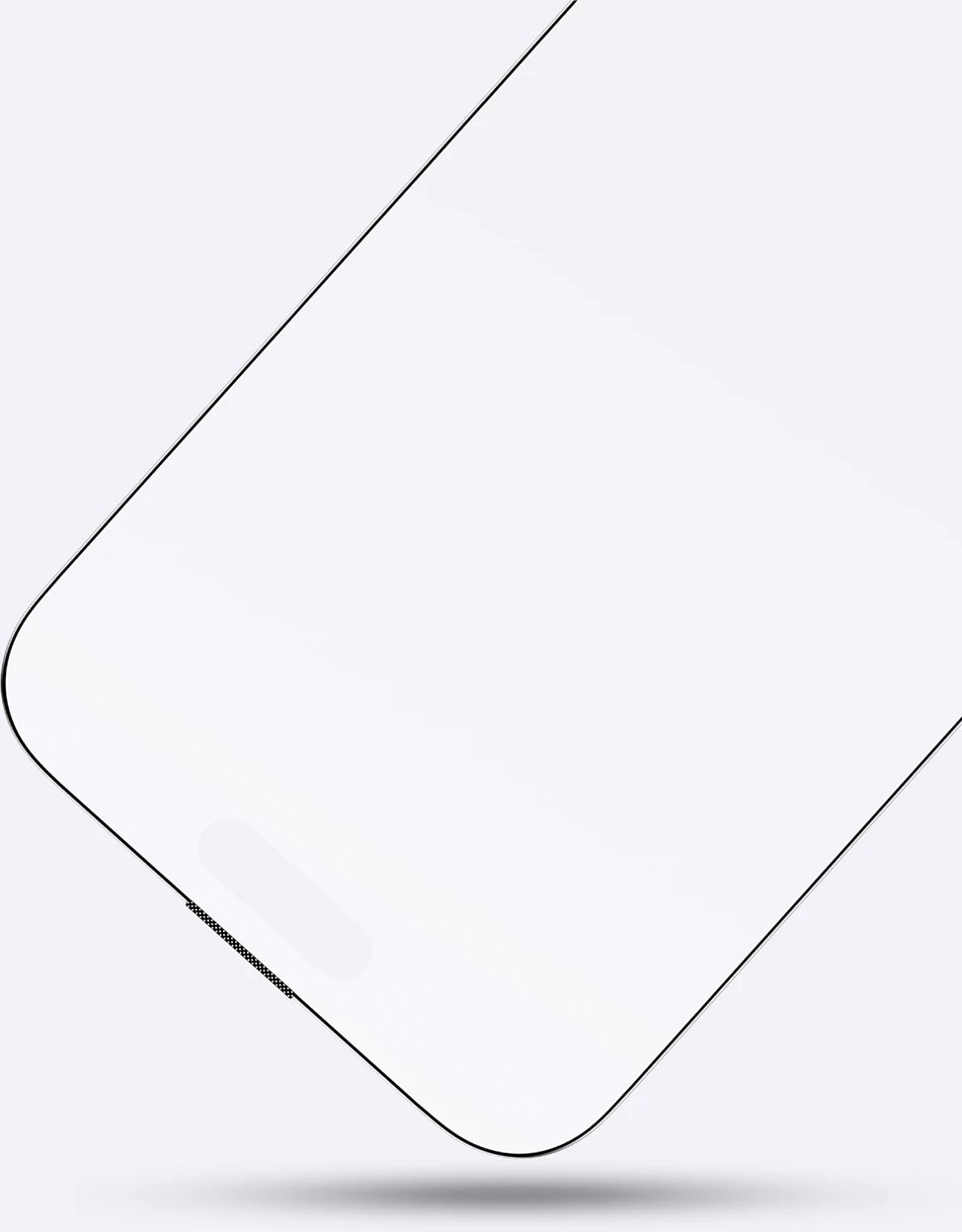 Xham mbrojtës AmazingThing Titan Matte Glass për iPhone 16 Pro, transparent/mat