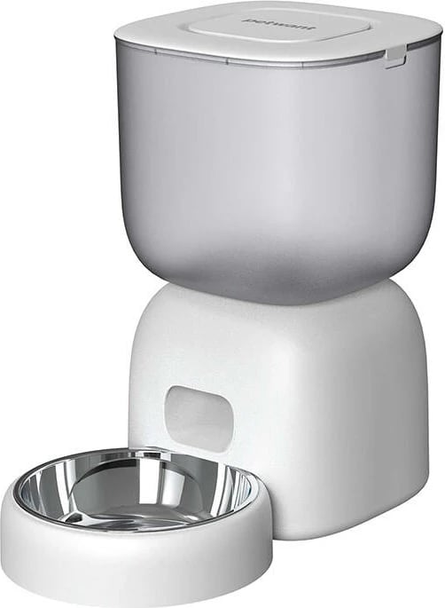 Shpërndarës ushqimi për kafshë Petwant F14L, 3L, i bardhë