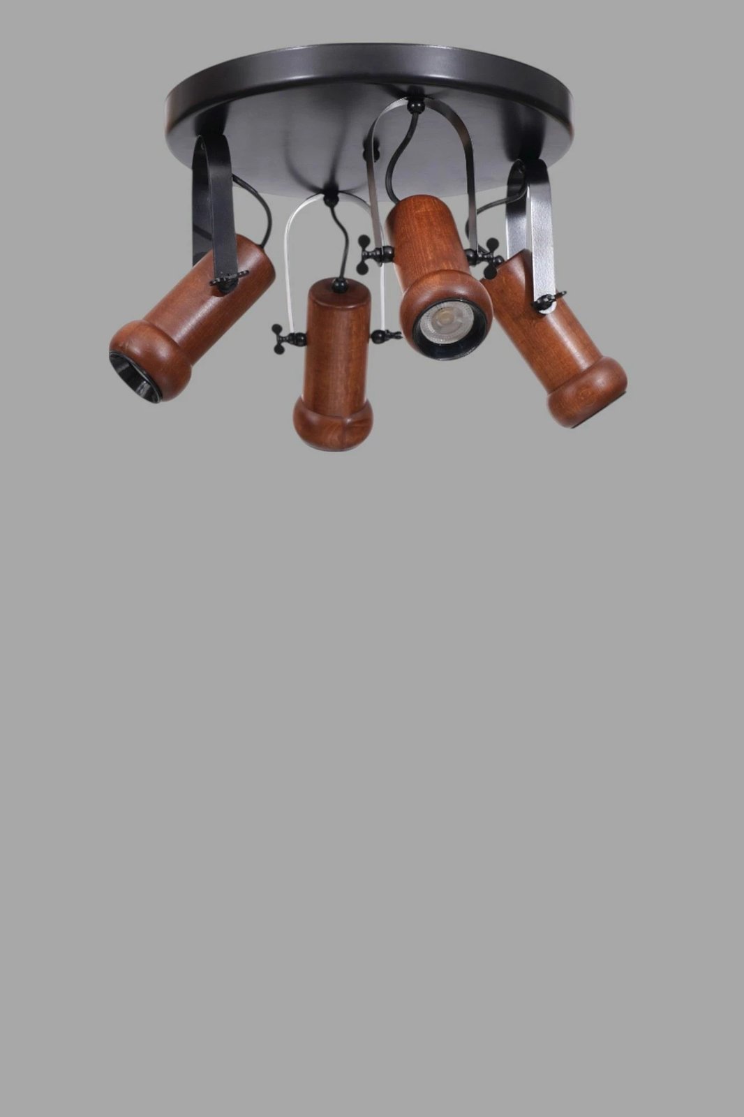 Llambë tavani Opviq, metal dhe dru, 8999-4