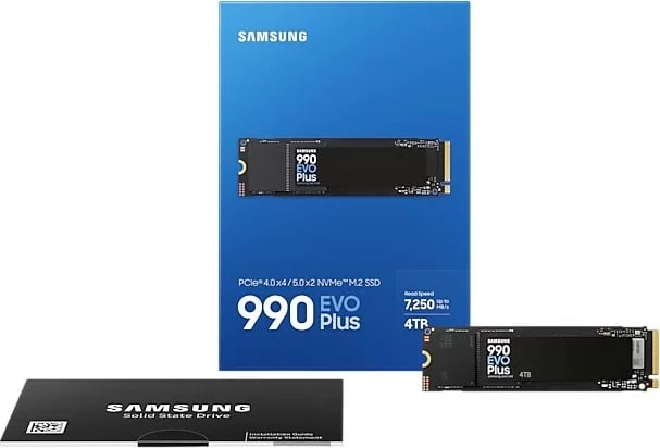 SSD Samsung 990 EVO Plus, 4TB, M.2 2280, PCI-Express, i zi