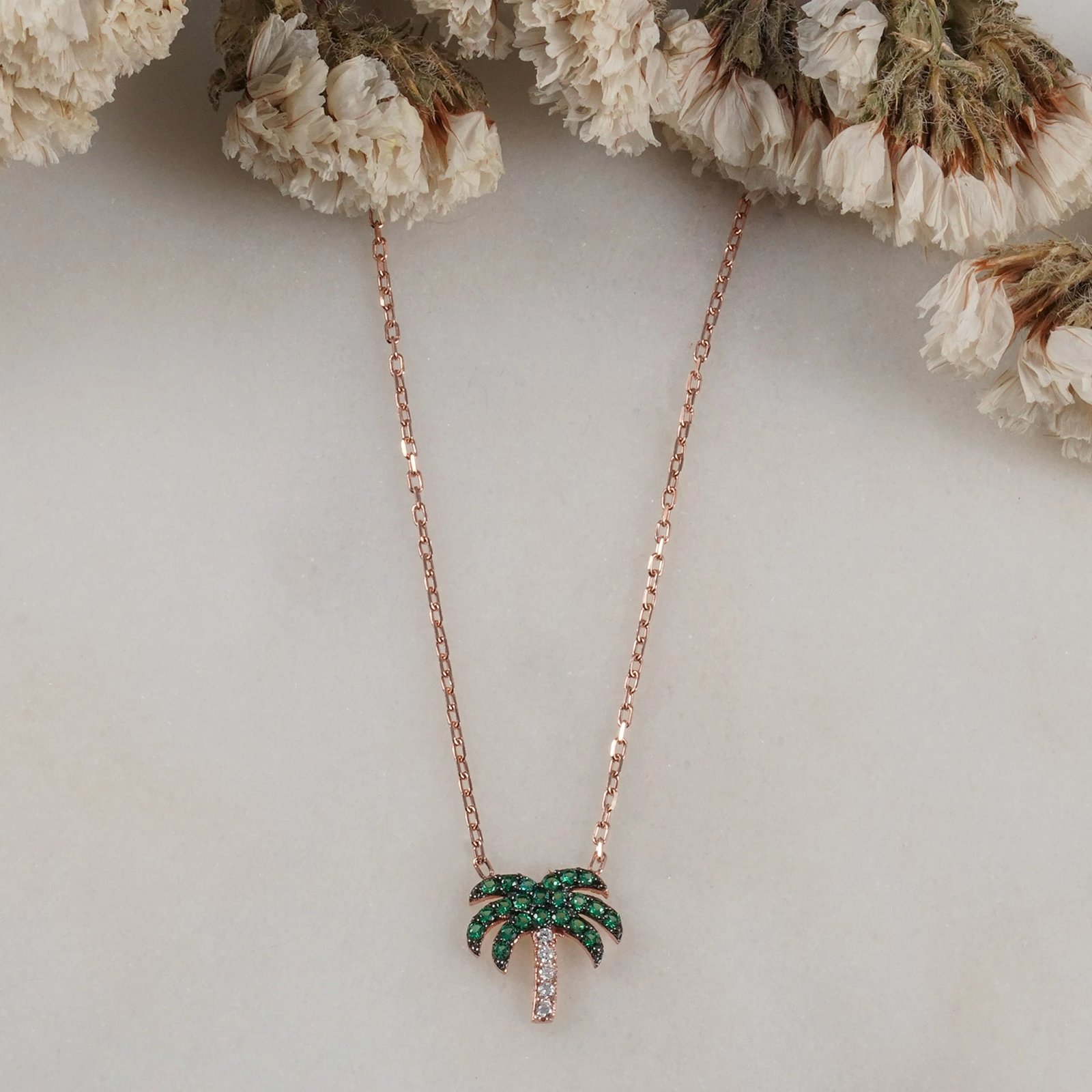 Qafore argjendi, ngjyrë rozë e arit dhe e gjelbër, Jumeon 10303YSL