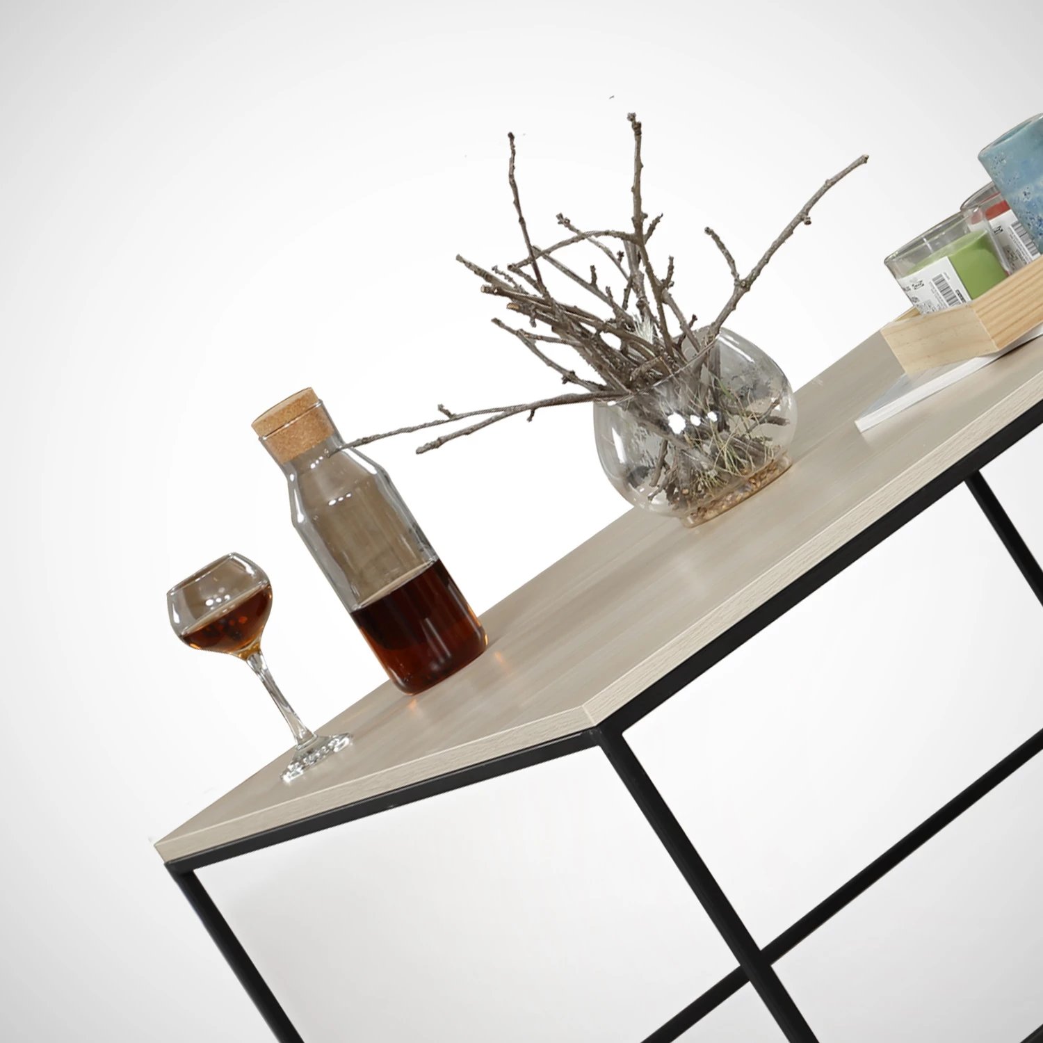 Tavolinë kafeje Hanah Home, ngjyrë lisi, Poly