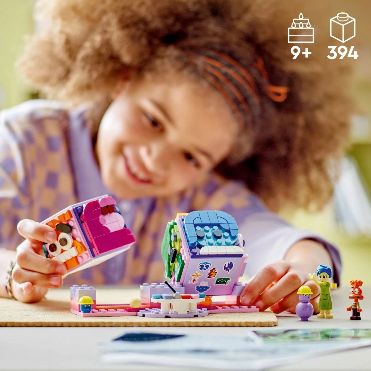 Set LEGO Disney Inside Out 2 Emotion Cubes 43248, 394 pjesë, shumëngjyrësh