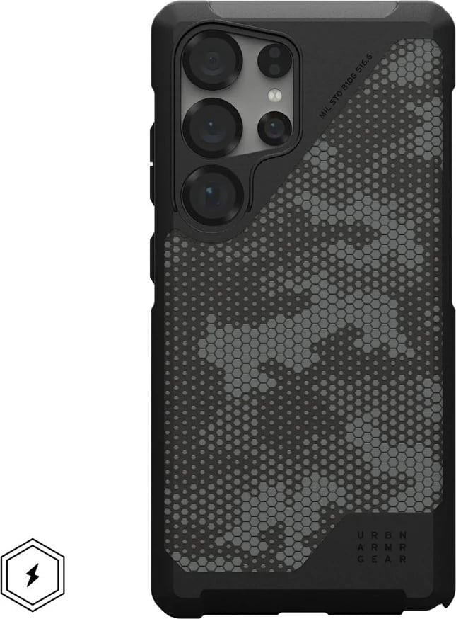 Mbështjellës Urban Armor Gear Metropolis LT për Samsung, 6.8", TPU, Zi/Gri