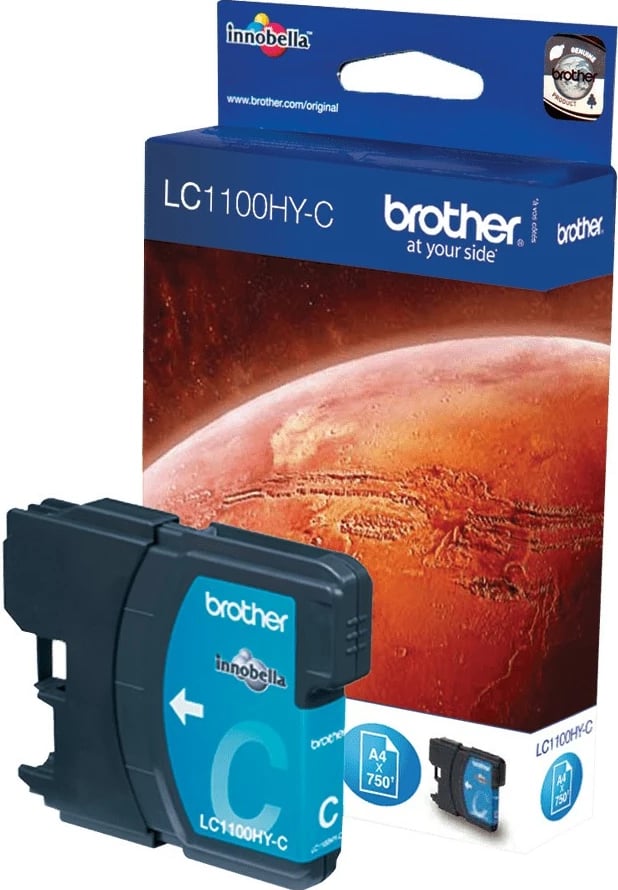 Toner Brother LC1100HYC, Cyan, 750 faqe