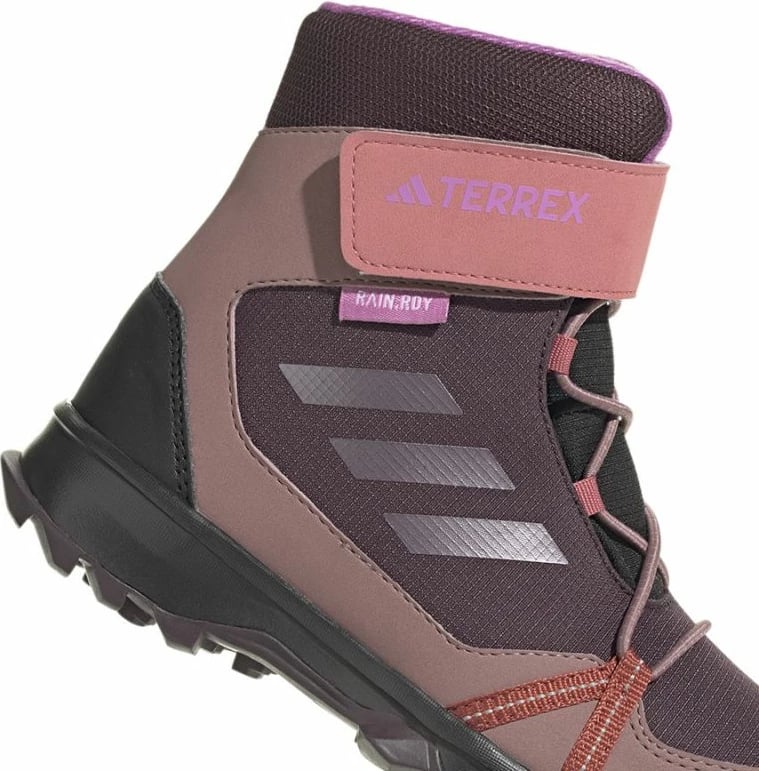 Cizme vajza adidas Terrex Snow CF Rain.Rdy, ngjyrë vjollcë