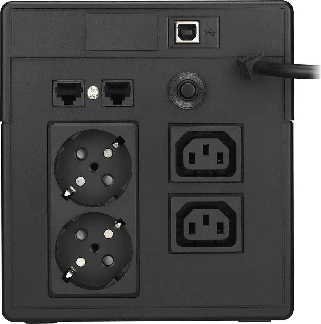 UPS PowerWalker VI 1000 LCD, 1 kVA, 600 W, 4 dalje AC, E zezë UPS PowerWalker VI 1000 LCD, 1 kVA, 600 W, 4 dalje AC, E zezë