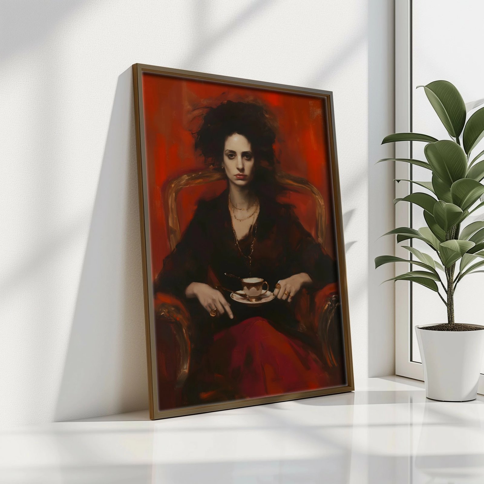 Pikturë dekorative me kornizë MDF, Wallity, GE161-L