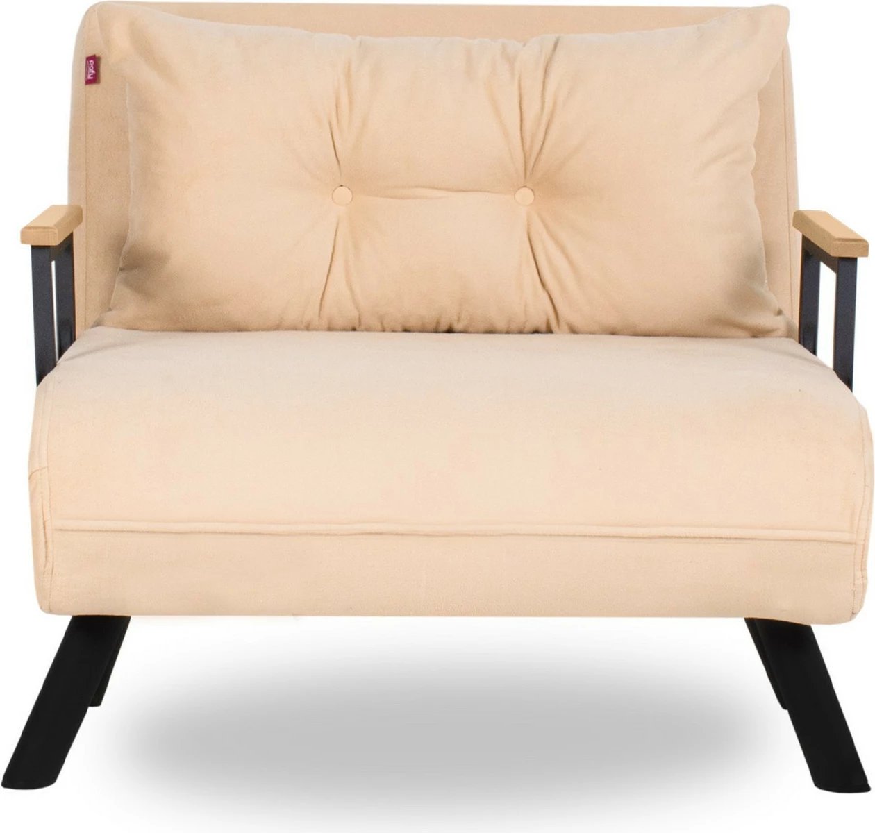 Krevat-karrige një vendës, Sando Single, krem