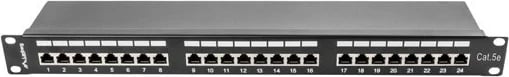 Panel për kabllo rrjeti Lanberg PPS5-1024-B, i zi
