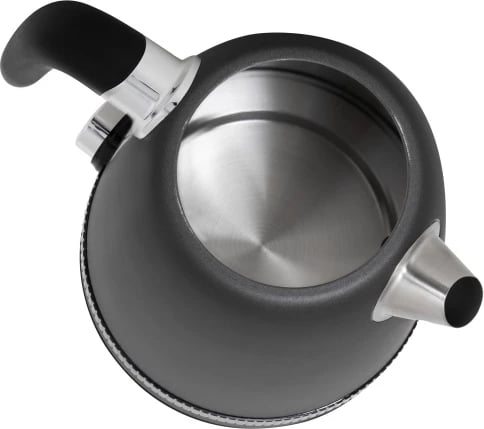 çajnik elektrik, Adler, AD1295, 1.7L, LCD me rregullim temperature 40–100°C, funksion keep warm 2 orë, inoks, gri