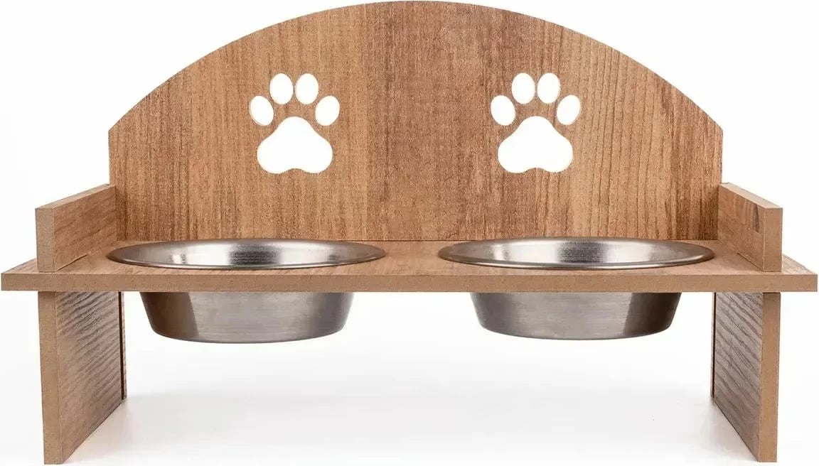 Enë ushqimi për kafshë, dy copë, Paws & Whiskers, Apvm12