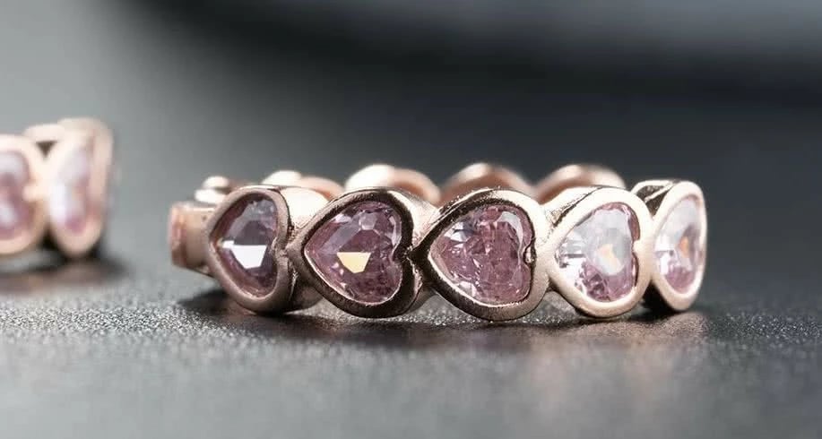 Vathë argjendi ngjyrë rozë gold Jumeon, NRZ999774