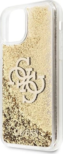 Mbështjellës Guess 4G Big Liquid Glitter për iPhone 11/XR, Ari Mbështjellës Guess 4G Big Liquid Glitter për iPhone 11/XR, Ari