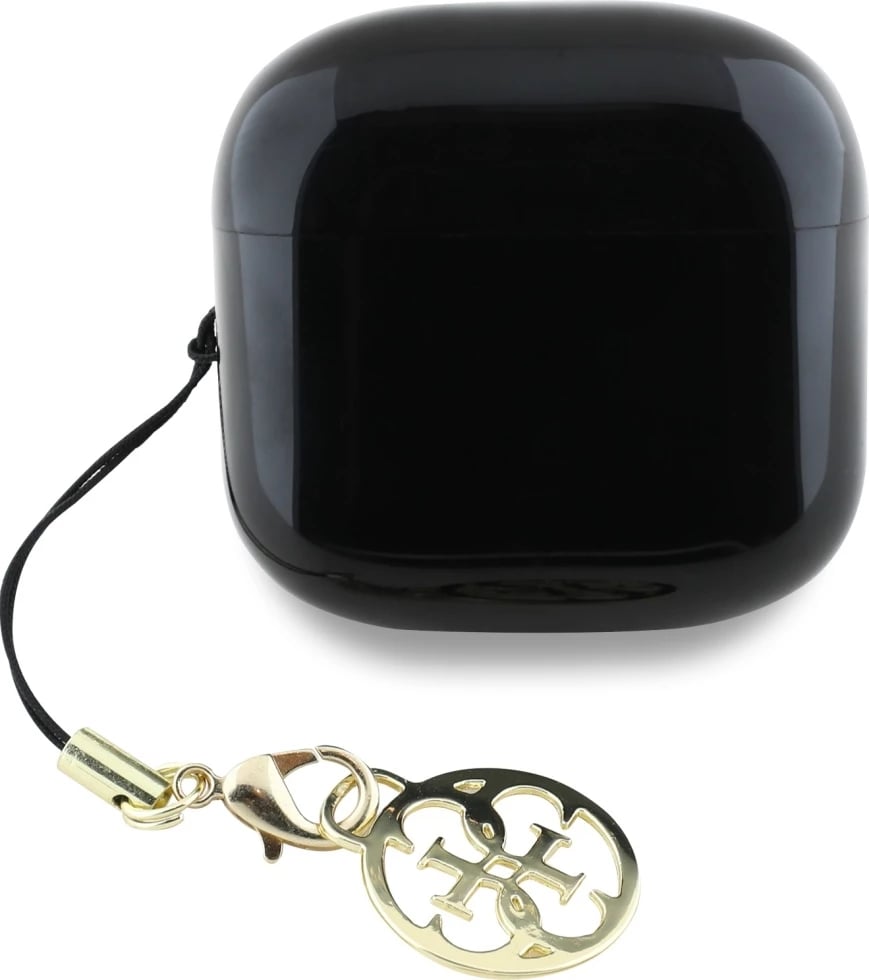 Kufje TWS Guess Glossy Effect me logo klasike & varëse, të zeza