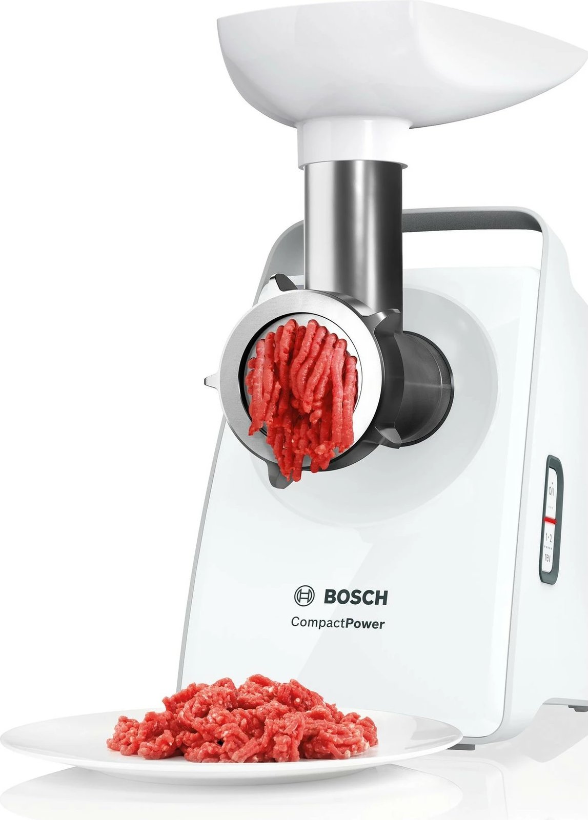 Makinë mishi Bosch MFW3X14W, 220-230 V, 50 - 60 Hz, e bardhë