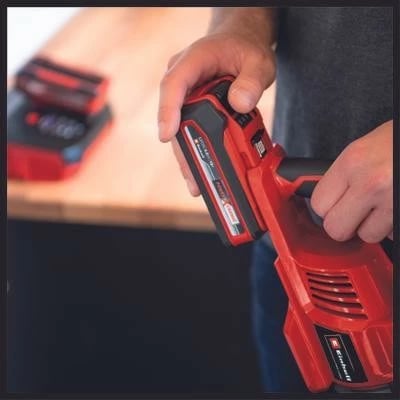 Fshesë me korrent 2-në-1 Einhell TE-SV 18 Li-Solo, pa qese, me bateri, e zezë/e kuqe Fshesë me korrent 2-në-1 Einhell TE-SV 18 Li-Solo, pa qese, me bateri, e zezë/e kuqe