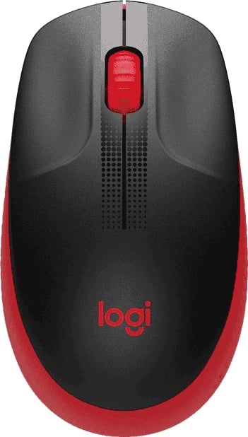 Maus Logitech M190 910-005908 pa tela, e kuqe