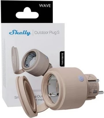 Prizë smart Shelly Wave Outdoor Plug S, për jashtë