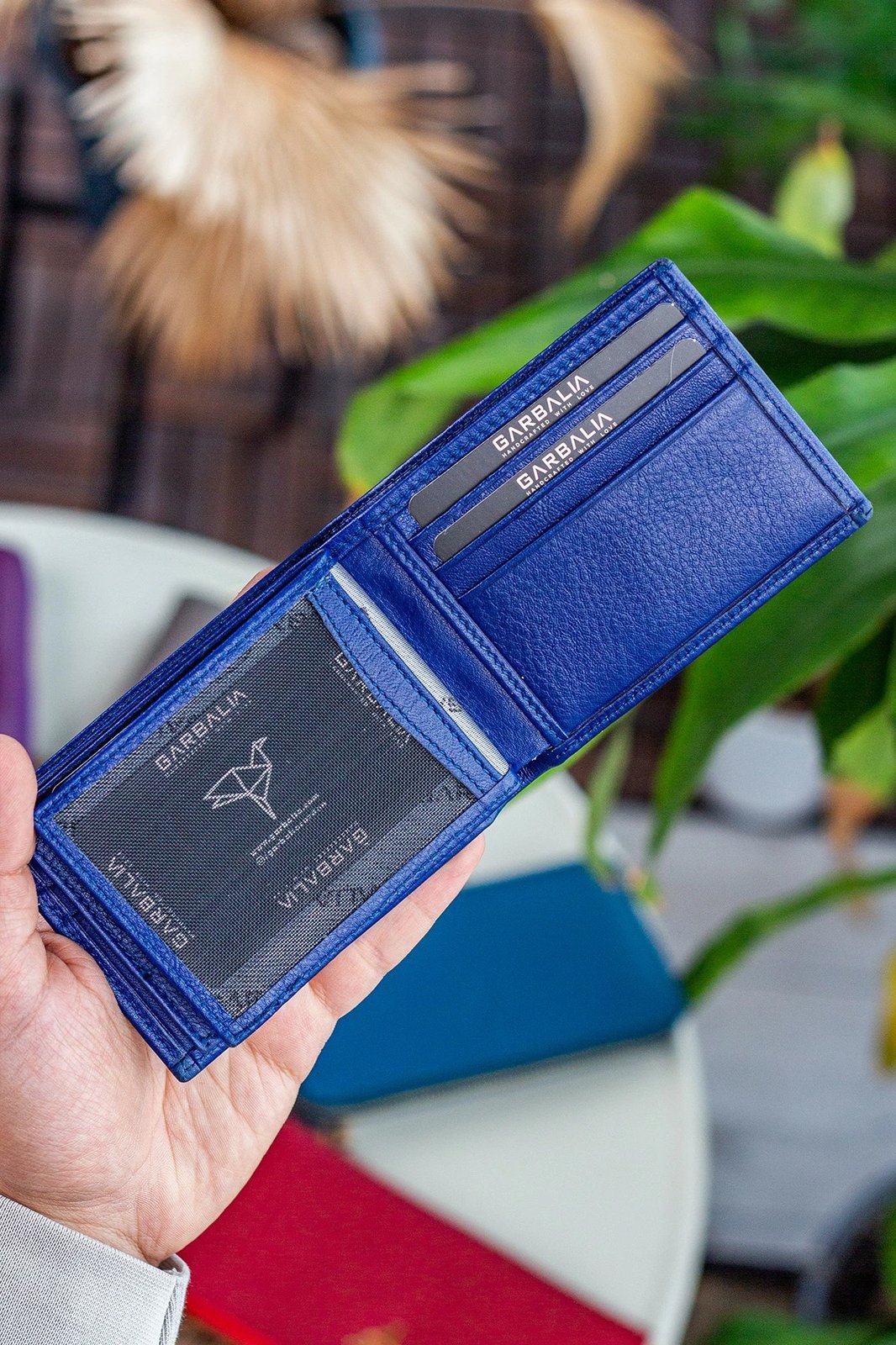 Portofol për meshkuj, ngjyrë navy blue, Zoozie Bags, Arsenal